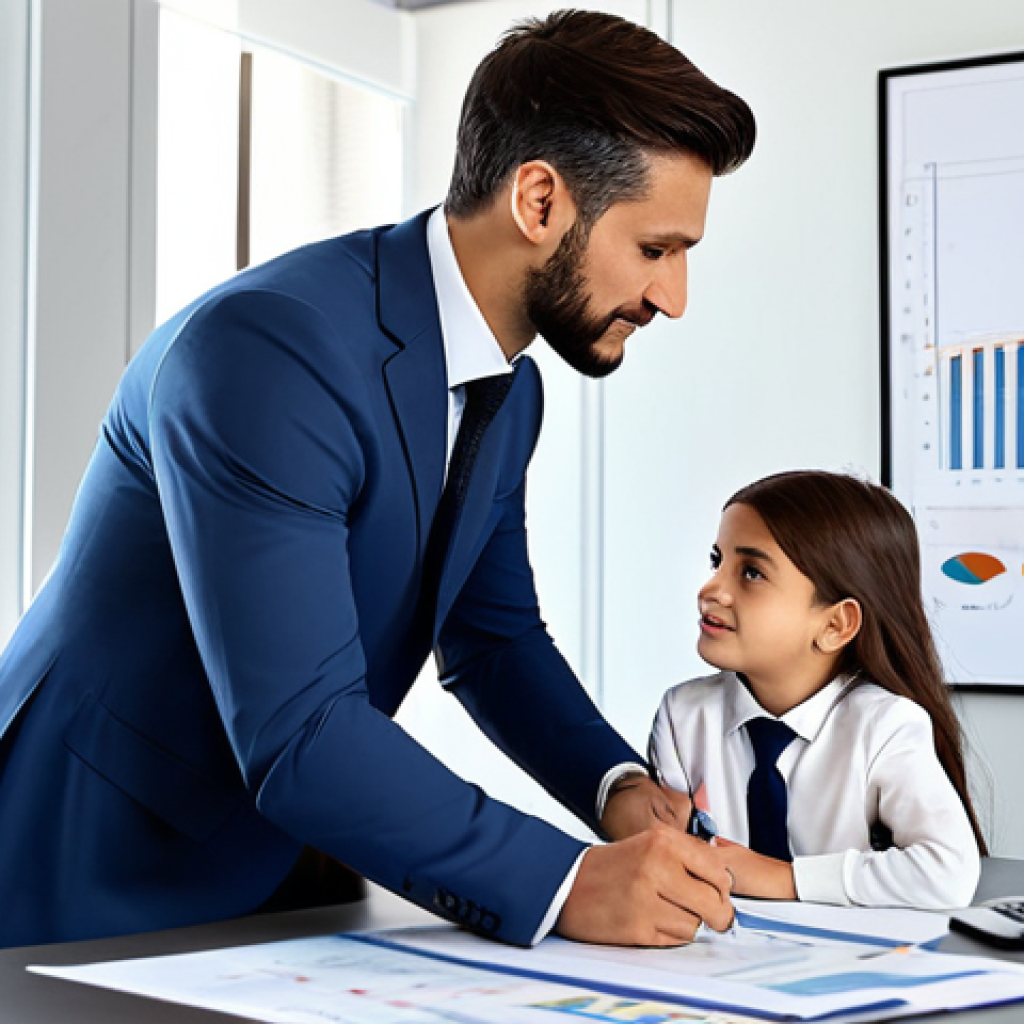 **
"A confident financial advisor, fully clothed in a professional business suit, consulting with a young Italian family in a modern, bright office. The family is dressed in modest, everyday clothing. Charts and financial documents are visible on the desk. Safe for work, appropriate content, professional setting, perfect anatomy, natural pose, family-friendly."
**