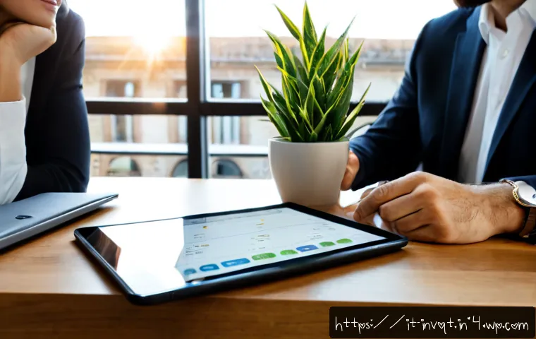 리스크 성향을 고려한 펀드 선택 가이드 - Photorealistic Italian financial advisor in a bright modern Milan office, calmly explaining a balanc...